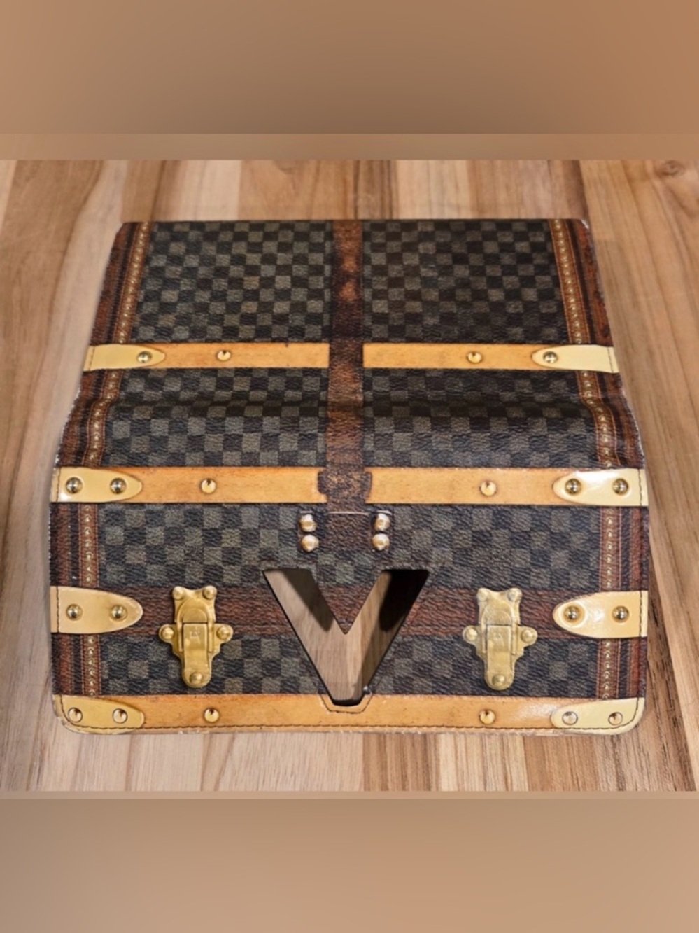 Louis Vuitton RARE Portefeuille Sarah Twist Damier Ltd Ed Wallet COA - Picture 7 of 14